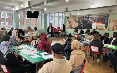 Community Collage Day at the Muslim World League London Office