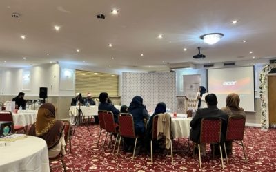 حضر فريق مكتب رابطة العالم الإسلامي في لندن وشارك في حفل توزيع جوائز جمعية حفاظ المملكة المتحدة National Hufadh Association UK لتكريم الفائزين في مسابقات القرآن الكريم بدورتها الخامسة في المملكة المتحدة 2022 للإناث والذكور